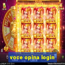 voce opina login